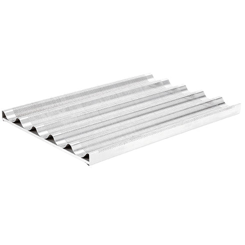 Plaque Perforée 600X400 Mm à 5 Pain Parisien, Siliconée, LEC30004